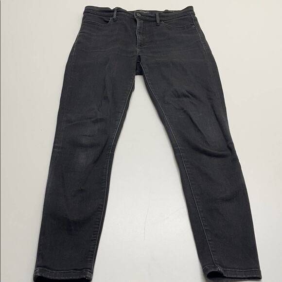 BANANA REPUBLIC Womens 27 Black Skinny Ankle Jeans - Picture 3 of 4